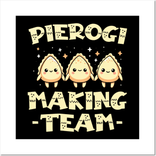 Pierogi Making Team! Polish Food Posters and Art